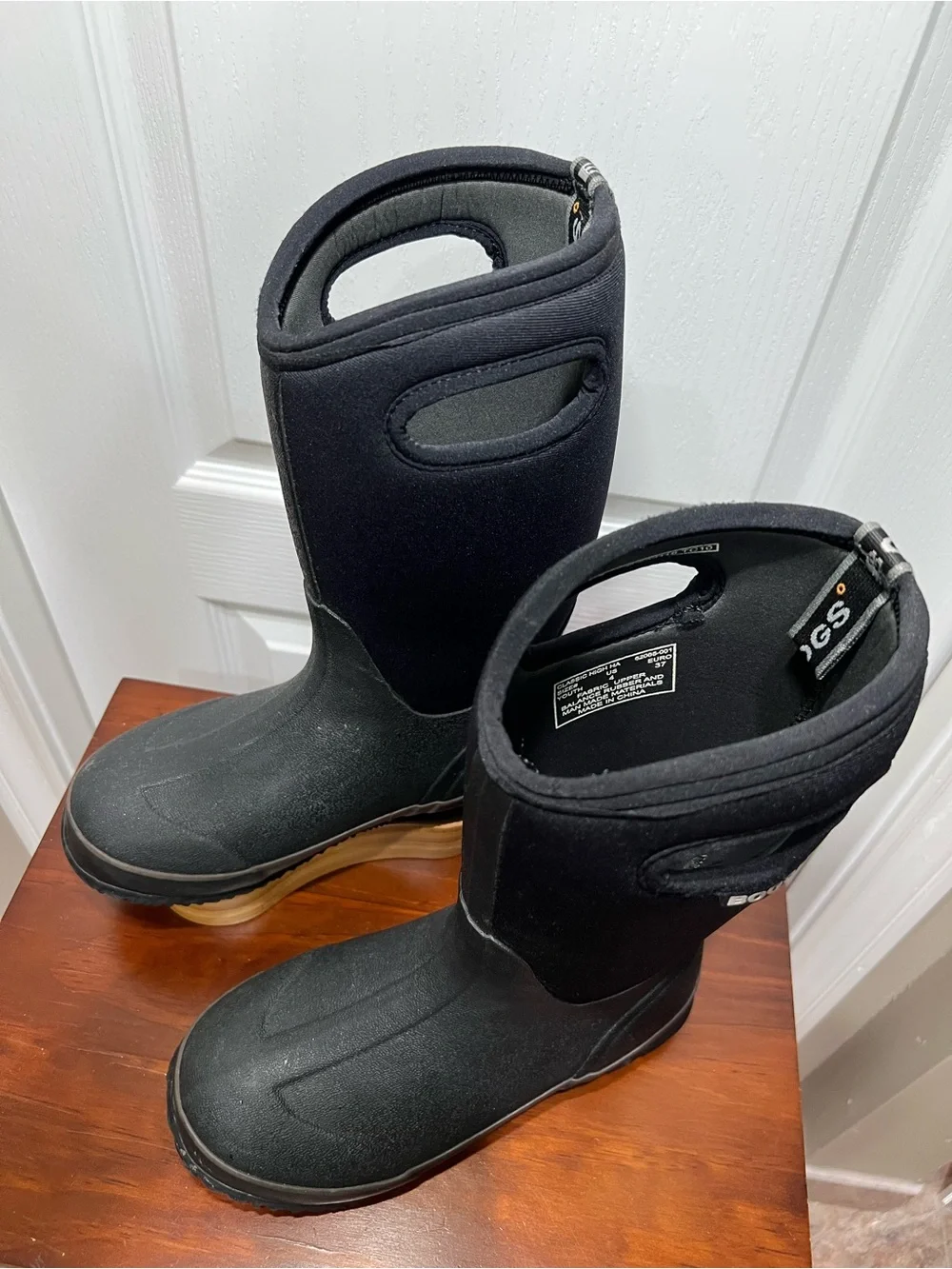 BOGS Insulated Waterproof Black -30 Degree Winter Rain Boots Y4